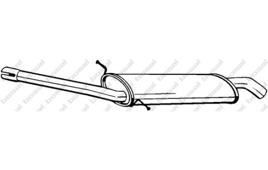 Silencieux central 279-165 Bosal