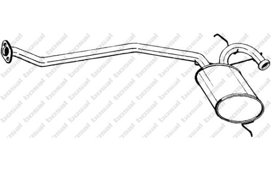 Silencieux central 279-259 Bosal