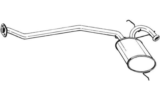 Silencieux central 279-259 Bosal, Image 2