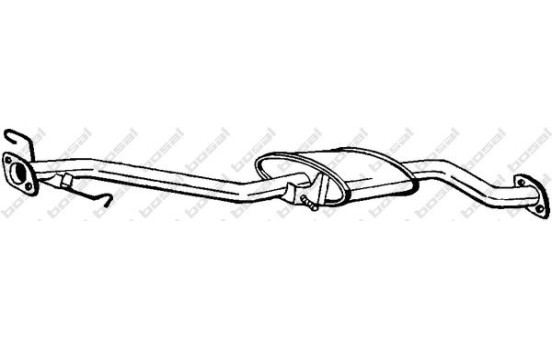 Silencieux central 279-315 Bosal, Image 2