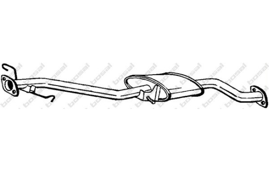 Silencieux central 279-315 Bosal