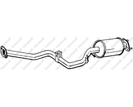 Silencieux central 279-487 Bosal