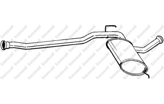 Silencieux central 279-523 Bosal