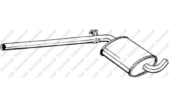 Silencieux central 279-605 Bosal, Image 2