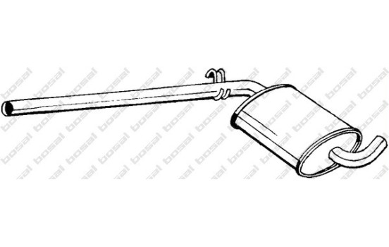 Silencieux central 279-605 Bosal