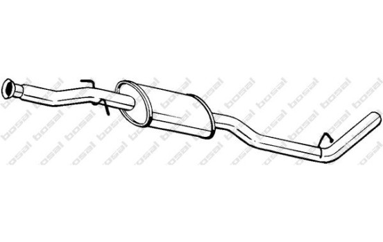 Silencieux central 279-701 Bosal