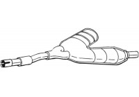Silencieux central 280-259 Bosal