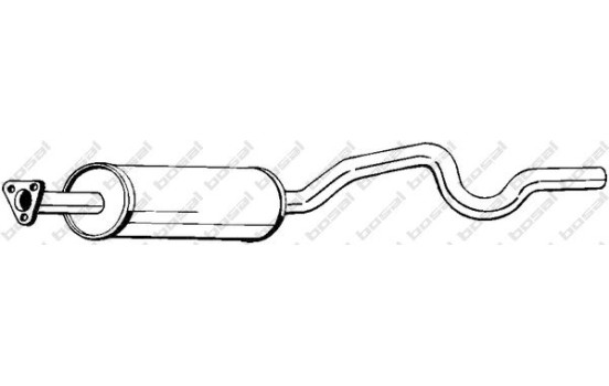 Silencieux central 281-075 Bosal, Image 2