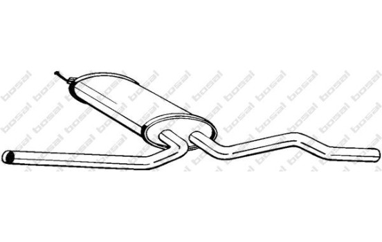 Silencieux central 281-197 Bosal, Image 2