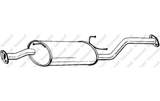 Silencieux central 281-261 Bosal
