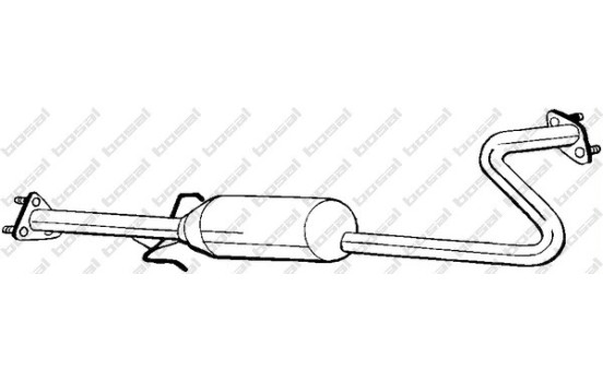 Silencieux central 281-271 Bosal