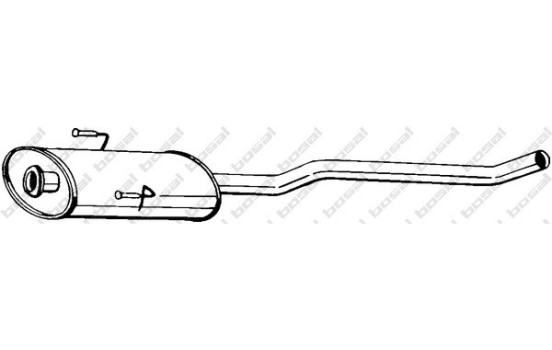 Silencieux central 281-379 Bosal