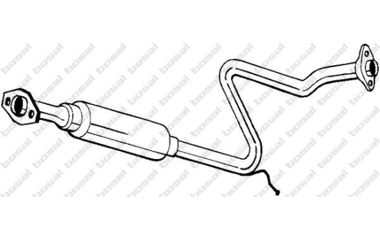Silencieux central 281-387 Bosal, Image 2