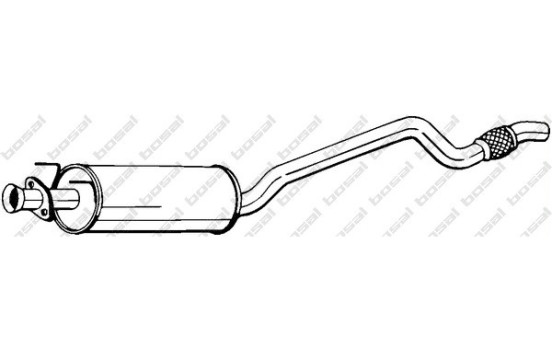 Silencieux central 281-389 Bosal