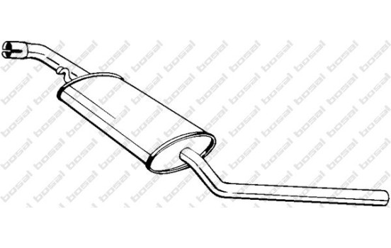 Silencieux central 281-475 Bosal