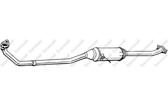 Silencieux central 281-485 Bosal, Image 2
