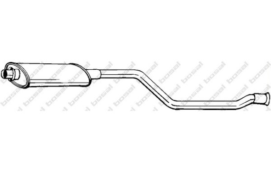 Silencieux central 281-545 Bosal, Image 2