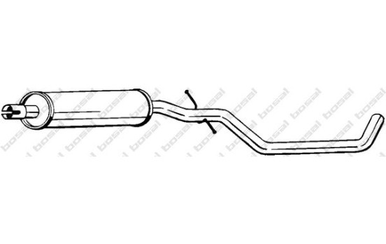 Silencieux central 281-735 Bosal