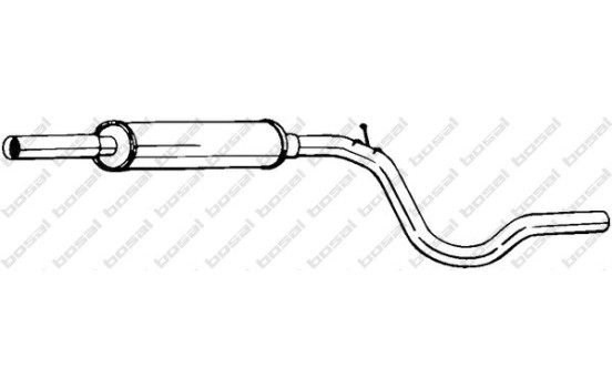 Silencieux central 281-749 Bosal