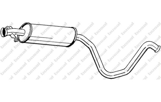Silencieux central 281-831 Bosal