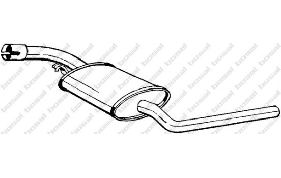 Silencieux central 281-891 Bosal