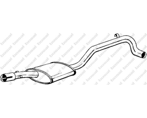 Silencieux central 281-913 Bosal