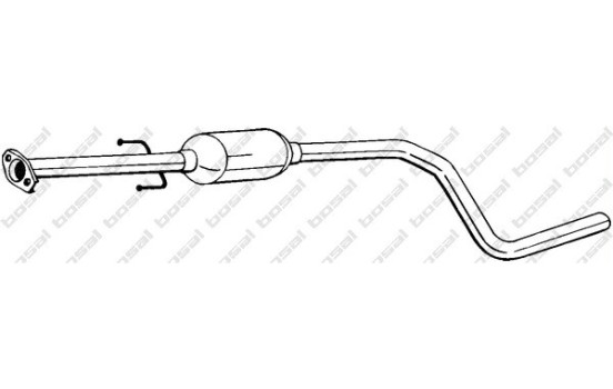 Silencieux central 281-945 Bosal