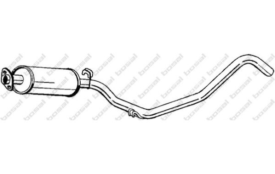 Silencieux central 282-119 Bosal, Image 2