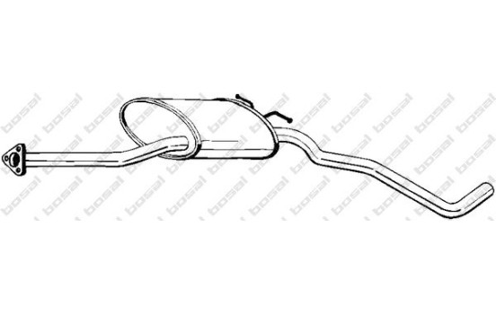 Silencieux central 282-199 Bosal, Image 2