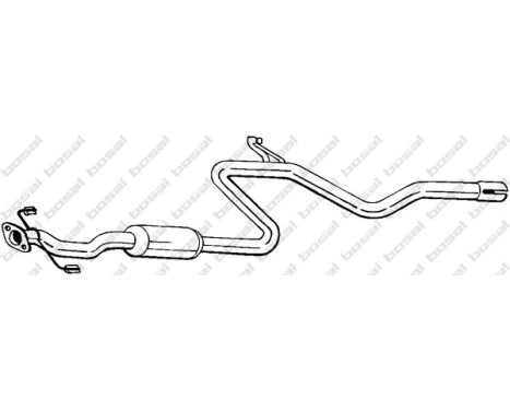 Silencieux central 282-203 Bosal