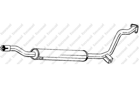 Silencieux central 282-221 Bosal, Image 2