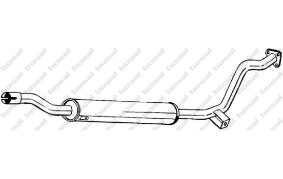 Silencieux central 282-221 Bosal