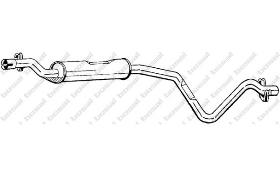 Silencieux central 282-247 Bosal