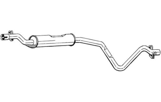 Silencieux central 282-247 Bosal, Image 2