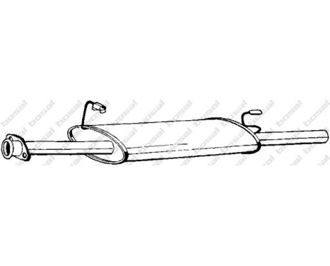 Silencieux central 282-389 Bosal