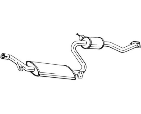 Silencieux central 282-409 Bosal