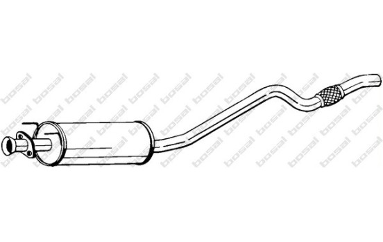 Silencieux central 282-433 Bosal