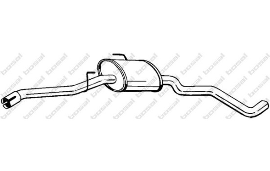 Silencieux central 282-505 Bosal