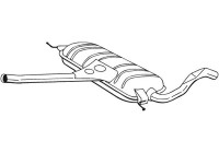 Silencieux central 282-563 Bosal