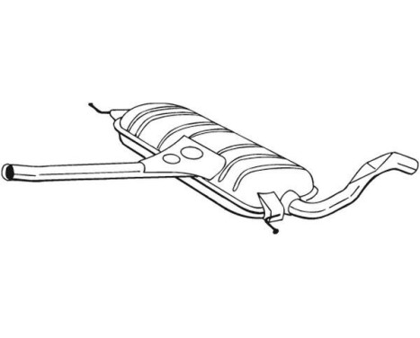 Silencieux central 282-563 Bosal