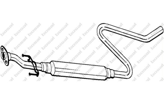 Silencieux central 282-569 Bosal