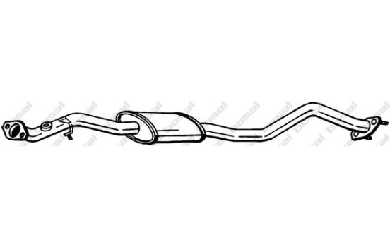 Silencieux central 282-619 Bosal