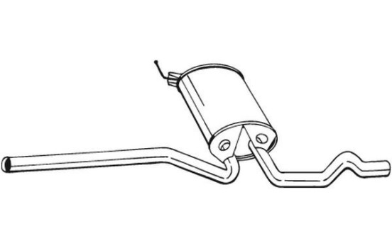 Silencieux central 282-733 Bosal, Image 2