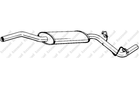 Silencieux central 282-763 Bosal