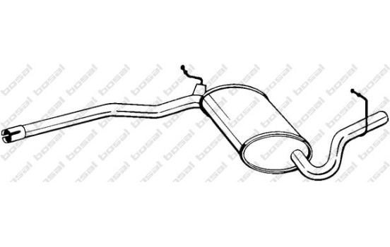 Silencieux central 282-915 Bosal