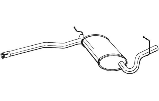 Silencieux central 282-915 Bosal, Image 2