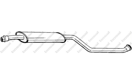 Silencieux central 283-027 Bosal
