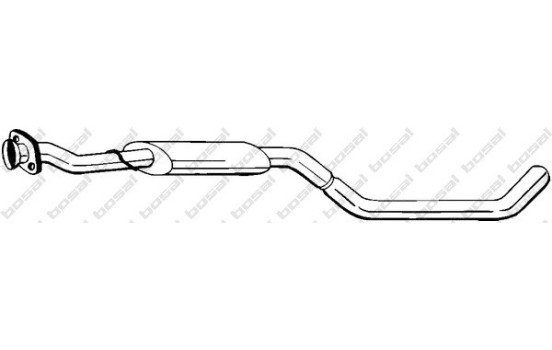 Silencieux central 283-087 Bosal