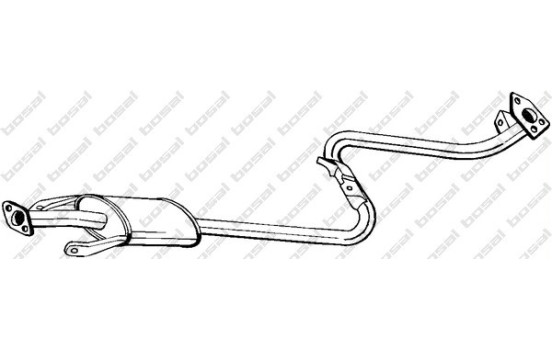 Silencieux central 283-111 Bosal