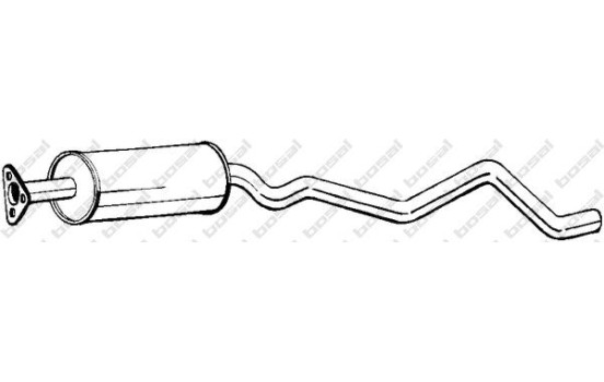 Silencieux central 283-121 Bosal, Image 2